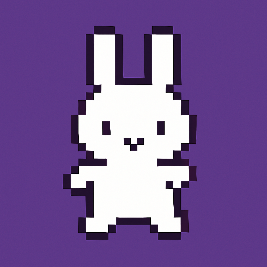 pixel bunny